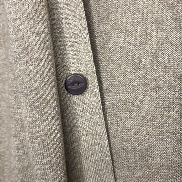 NWT New Next Apparel & Garments Taupe Sleeveless Button Up Vest Size Large - Picture 4 of 10